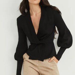 Veronica Beard Tabisa Wrap Style Sweater